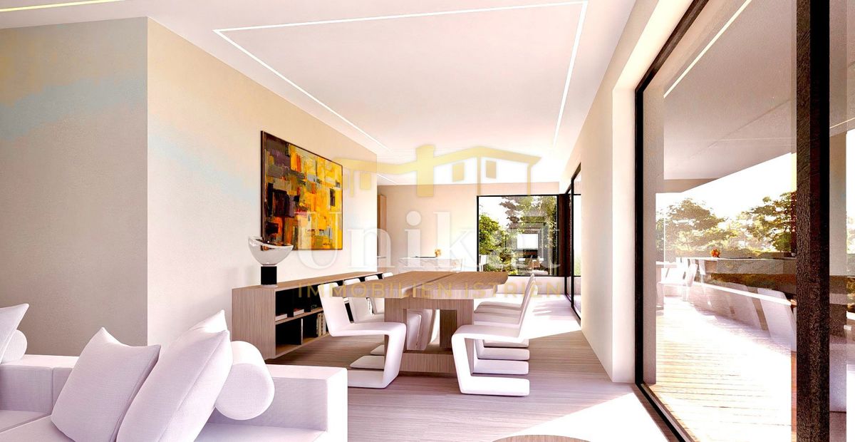 Penthouse z veliko strešno teraso - 4 km od morja